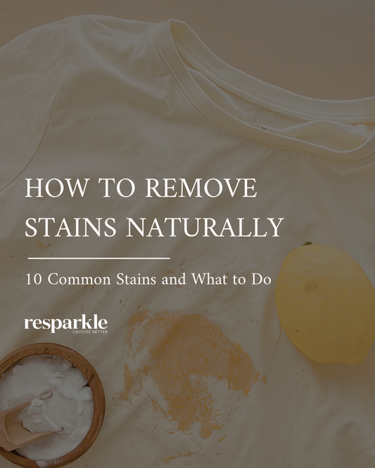 How to Remove Stains Naturally: 10 Common Stains and What to Do
