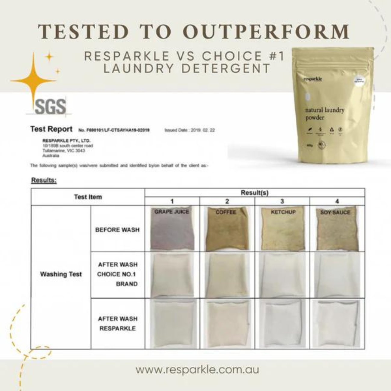 Natural Laundry Powder — 4 Pack Bundle